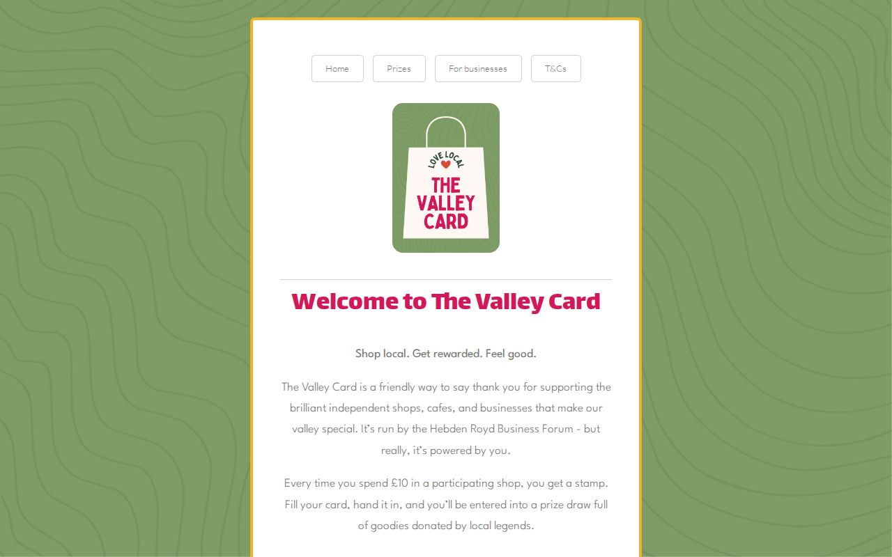 The Valley Card